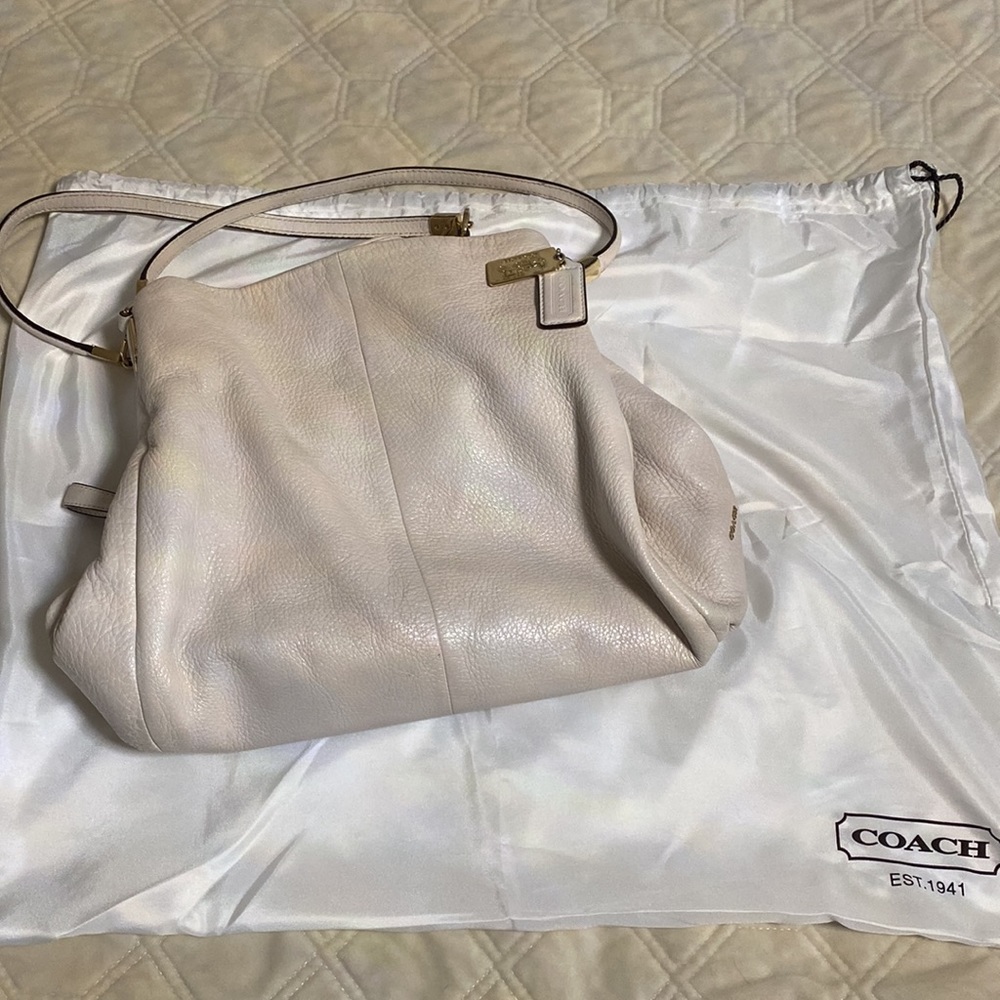 Coach Off White Shoulder Bag